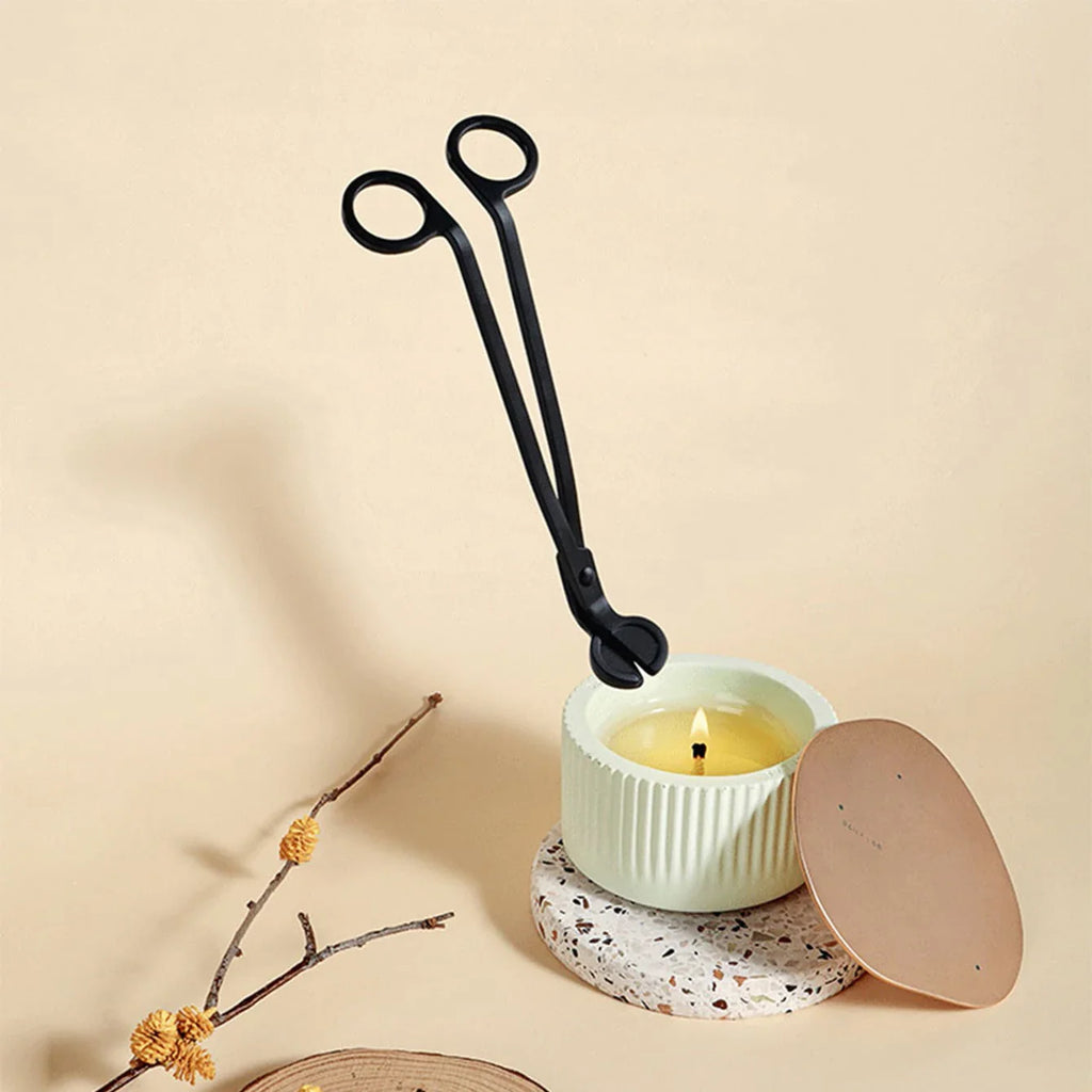 Candle Wick Trimmer Scissors – Metal Wick Cutter for Scented Candles, Even Burn