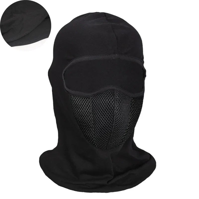 Breathable Motorcycle Balaclava Full-Face Mask Motocross Motorbike Riding Hood & Neck Gaiter