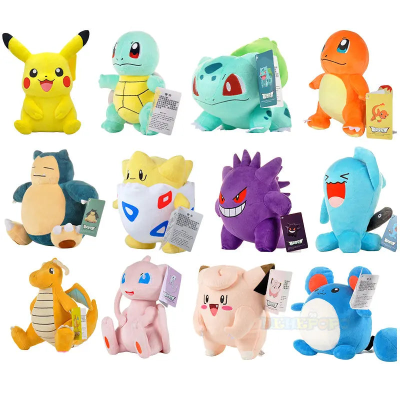 Gengar Plush Toy 24cm (9.4in) – Cute Ghost Cartoon Soft Stuffed Doll for Kids Birthday Gift