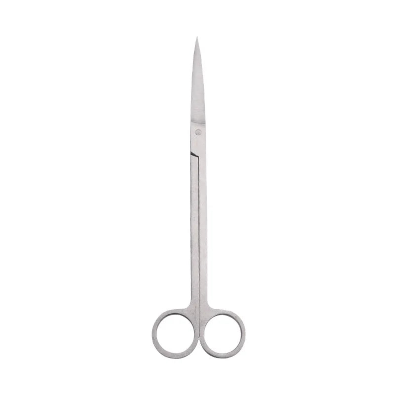 Stainless Steel Aquarium Plant Tool Set — 25 cm Scissors, 27/38/48 cm Tweezers & 32 cm Spatula (9.8–18.9 in)
