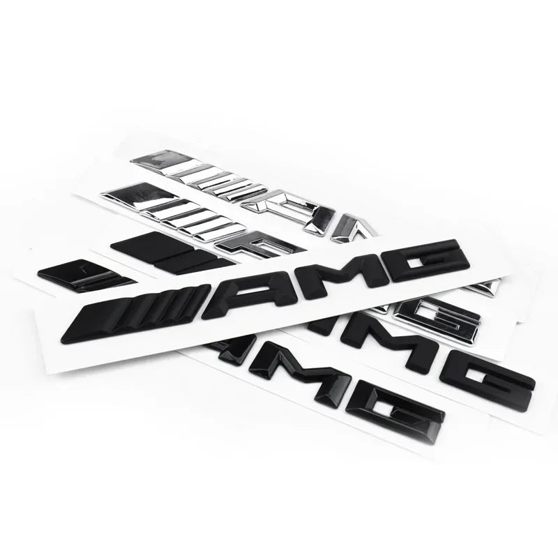 Metal 3D Rear Letter Emblem Trunk Badge Sticker 18.2 x 2 cm (7.17 x 0.79 in) for C E S GLE CLC Class Cars