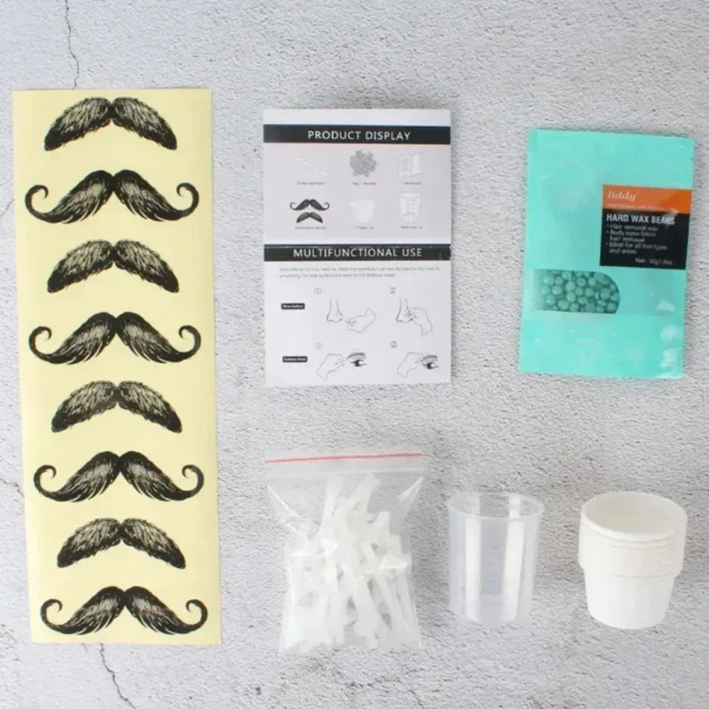 Portable Painless Nose Wax Kit - Paper-Free Wax Beans for Nose Hair Removal, Unisex