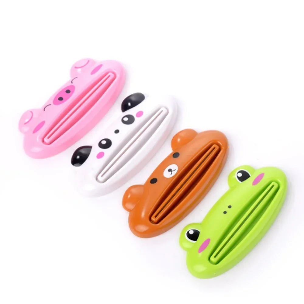 Animal Toothpaste Squeezer Tube Roller – Cute Cartoon Toothpaste Dispenser for Bathroom