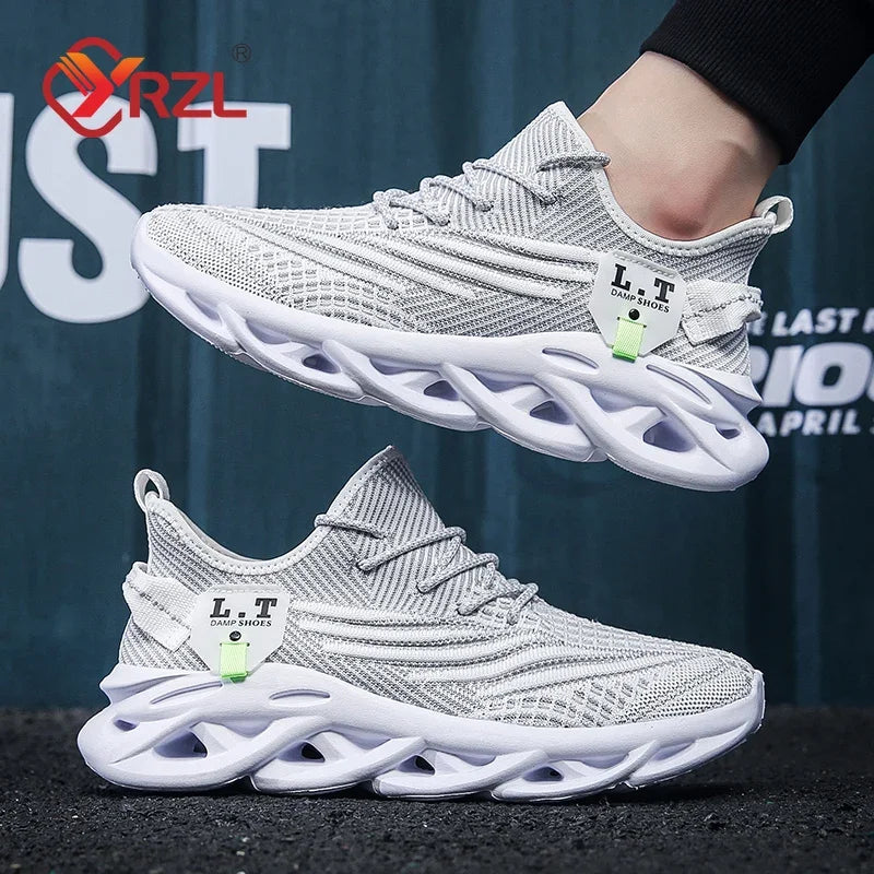 Lightweight Breathable Running Sneakers - Black Casual Jogging Shoes for Men & Women, Shock-Absorption Outdoor Trainers