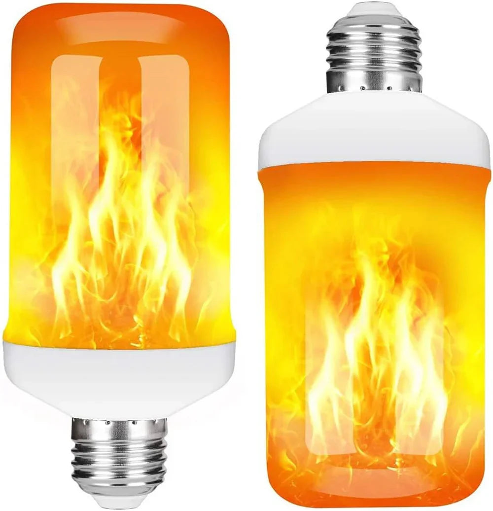Flickering Flame LED Bulb E27 – 4 Modes Night Light for Indoor & Outdoor Party, Holiday Decor