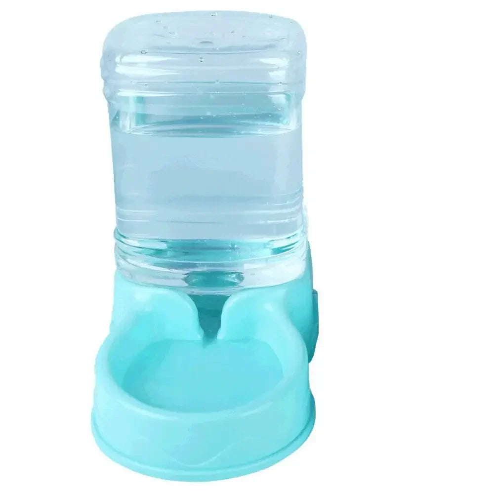 Automatic Pet Feeder & Water Fountain 3.8L (128 fl oz) PP Food Dispenser for Cats & Dogs