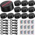 12-Pack 3D LED Acrylic Lamp Bases – 16-Color Remote & USB Light Stands for Acrylic Resin Displays