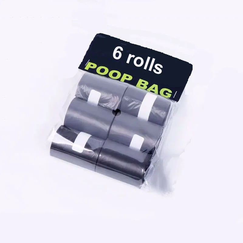 Foldable Dog Pooper Scooper – Portable Travel Poop Scoop with 1 Roll Biodegradable Bags (S 13.5×11.5 cm / 5.3×4.5 in, L 18×15 cm / 7.1×5.9 in)