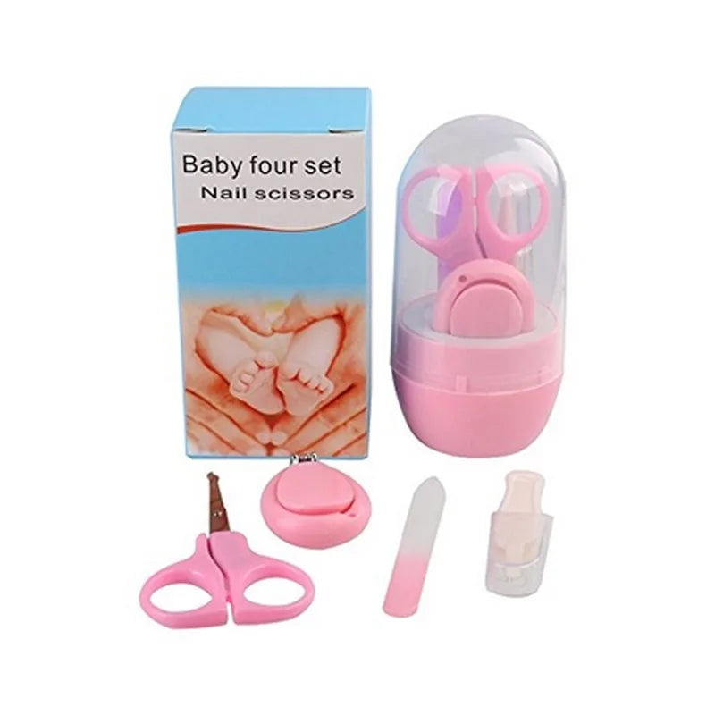 Baby Nail Clipper Kit – Infant Manicure Set with Scissors Clippers Nail File & Storage Case