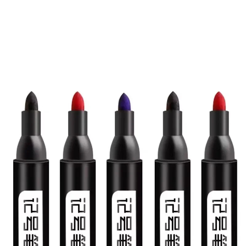 Permanent Paint Marker Pens – Waterproof Black Oil-Based Quick-Dry Markers for Tires & Oily Surfaces (3/9 Pack)