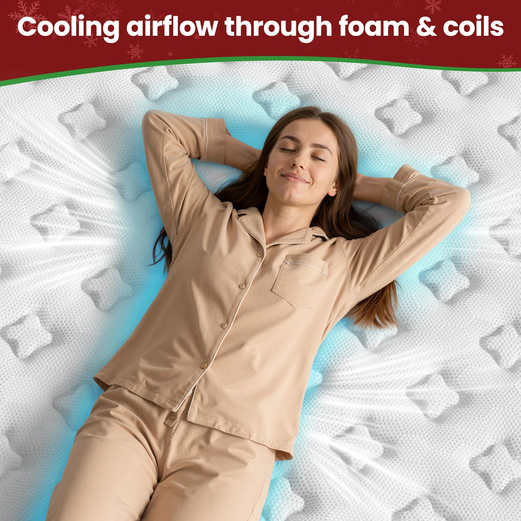 12 Inch Twin Mattress Memory Foam Mattress in a Box - Medium Firm Feel, Cool Sleep & Pressure Relief - CertiPUR-US Certified
