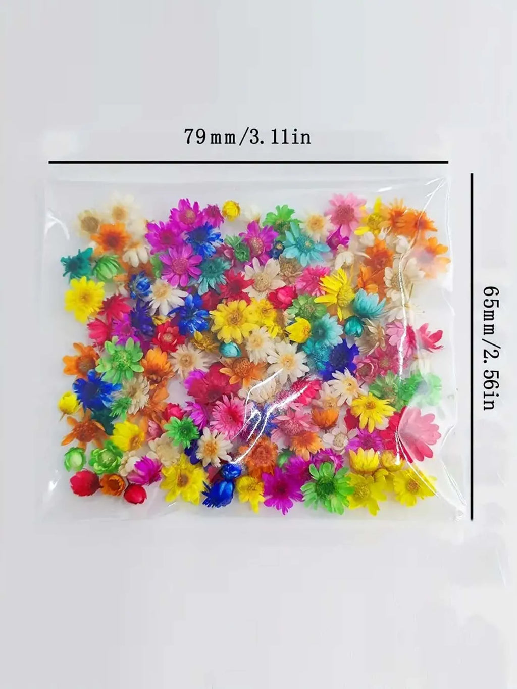 120PCS Small Daisy Artificial Flower Heads for Resin Jewelry, Candle Making & DIY Crafts