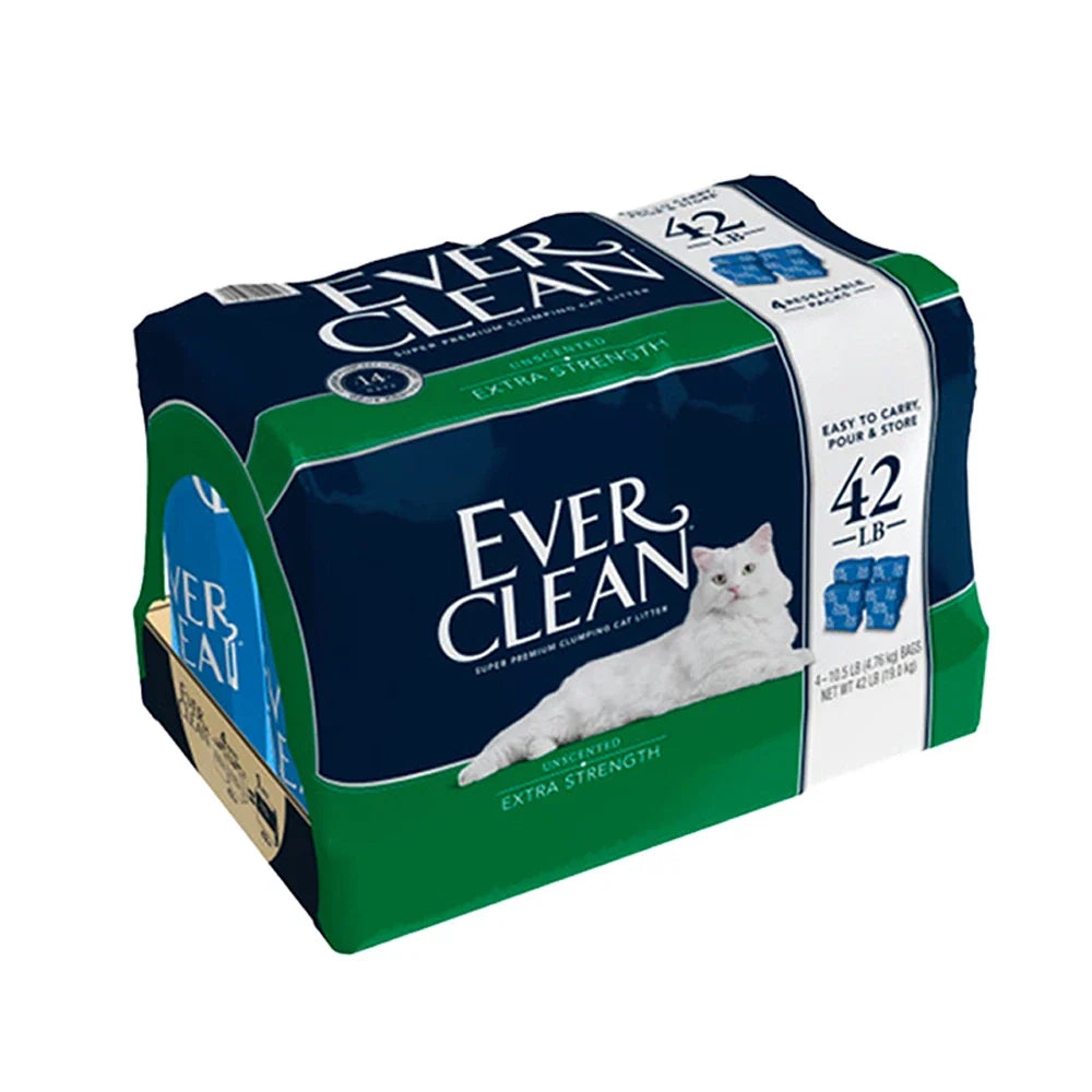 Fragrance-Free Cat Litter 4 x 4.8 kg (Total 19 kg / 41.9 lb) — 4-Bag Pack