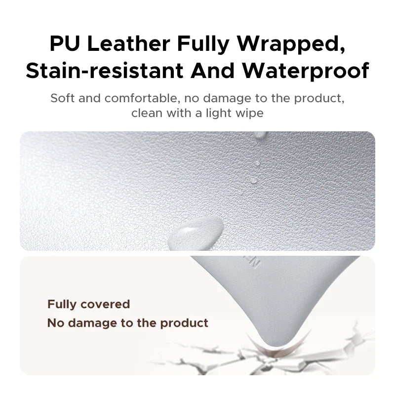 Magnetic Leather Earphone Case – Protective Storage Pouch for Wireless Earbuds, Open-Ear Clip & In-Ear Headphones
