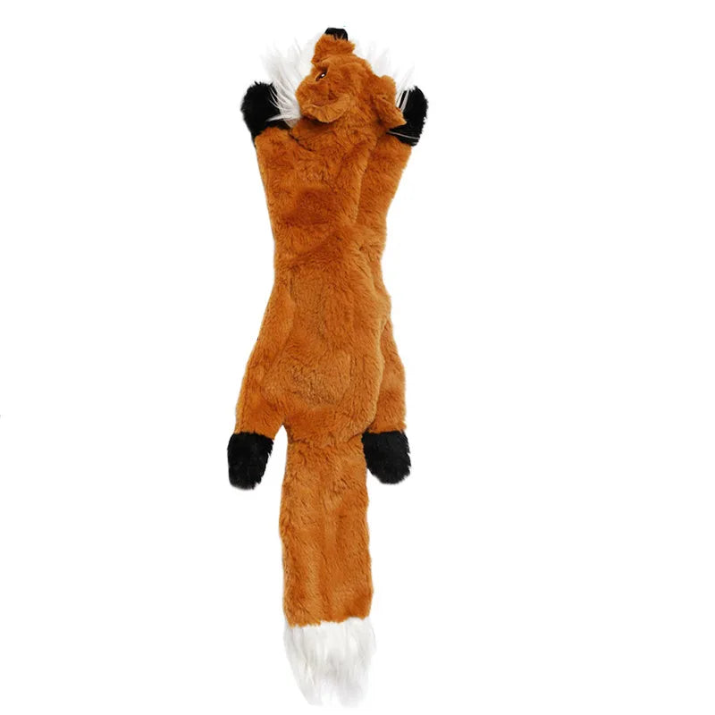 Plush Dinosaur Chew Toy for Dogs & Cats - Interactive Fleece Plush for Small Dogs