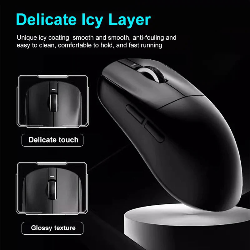 Rechargeable 2.4 GHz Wireless Gaming Mouse - Lightweight Ergonomic, Up to 26000 DPI for Esports
