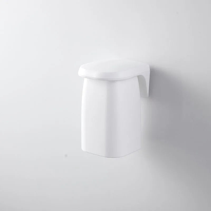 Magnetic Wall-Mounted Toothbrush Cup Holder Minimalist Japanese Style ABS Bathroom Storage 1-4 Pack