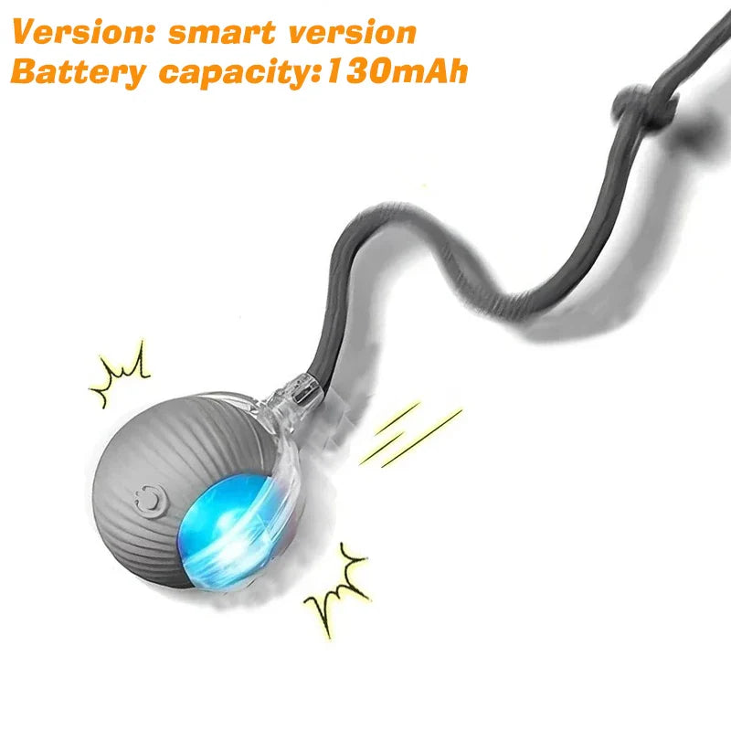 Rechargeable Automatic Rolling Cat Ball - Interactive Smart Toy for Cats & Kittens (2.36 x 2.75 in / 60 x 70 mm)