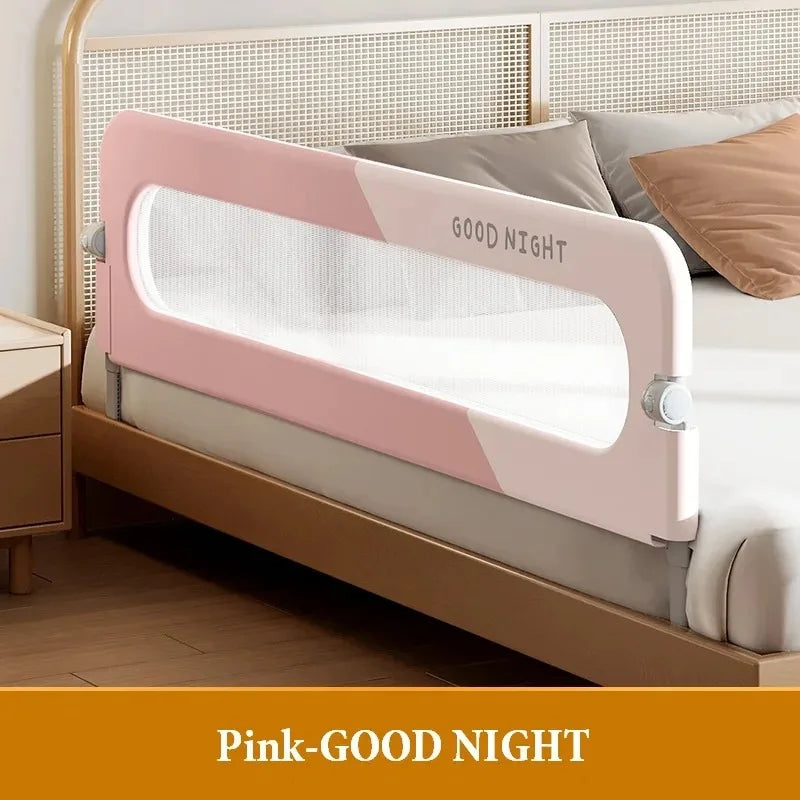 Foldable Baby Bed Rail Guard – Anti-Fall Safety Barrier for Infants & Kids, 150/180/200 x 70 cm (59/71/79 x 27.6 in)