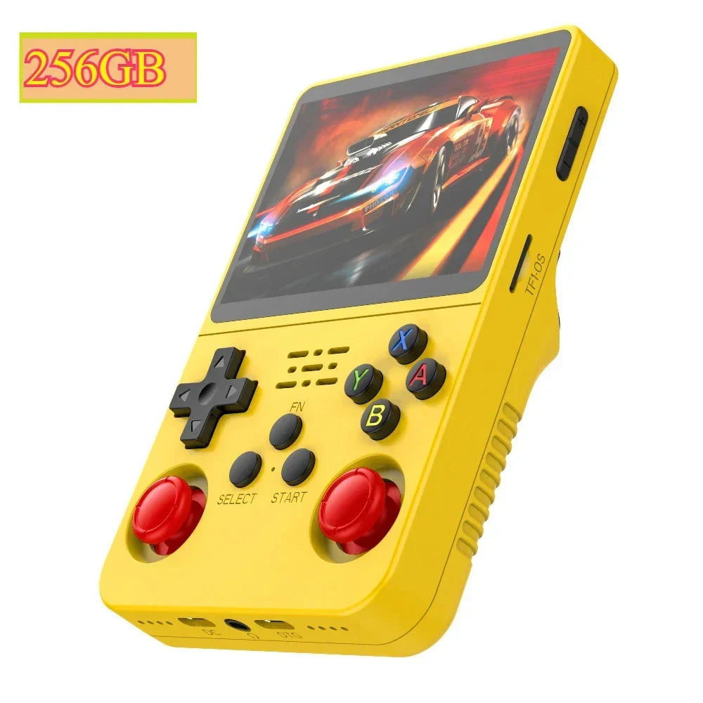 Retro Handheld Game Console 3.5-Inch (89 mm) IPS Screen Linux Pocket Player 64GB/128GB/256GB Expandable to 1TB