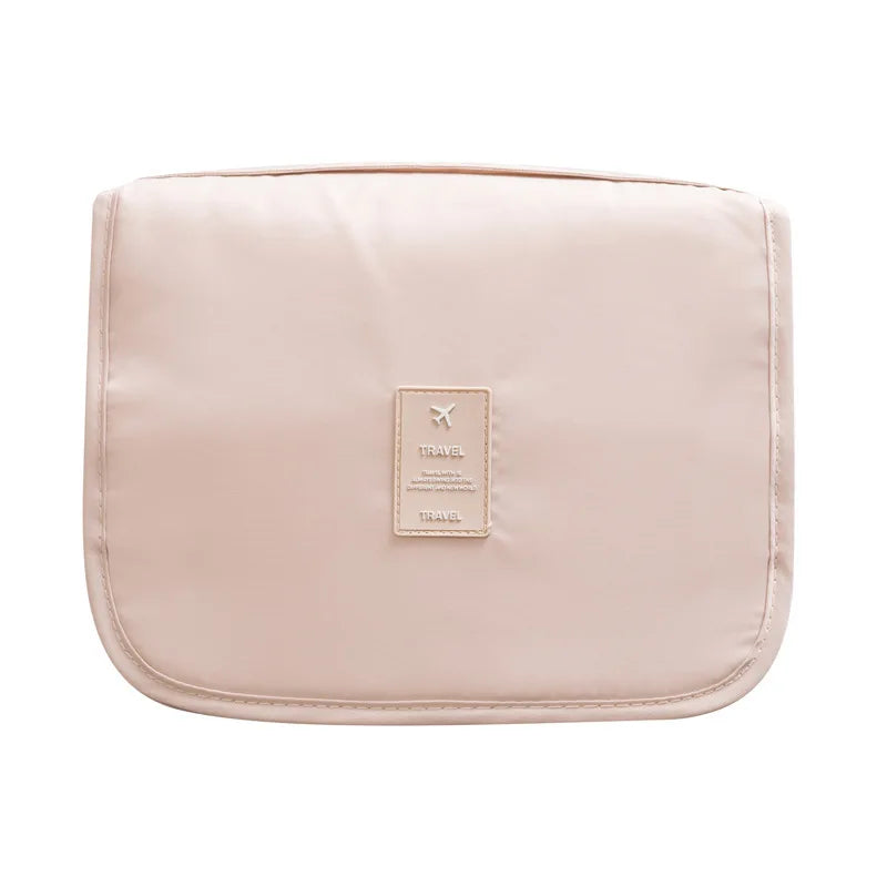 Double-Layer Waterproof Travel Toiletry & Makeup Bag - Hanging Handheld Dopp Kit for Men & Women