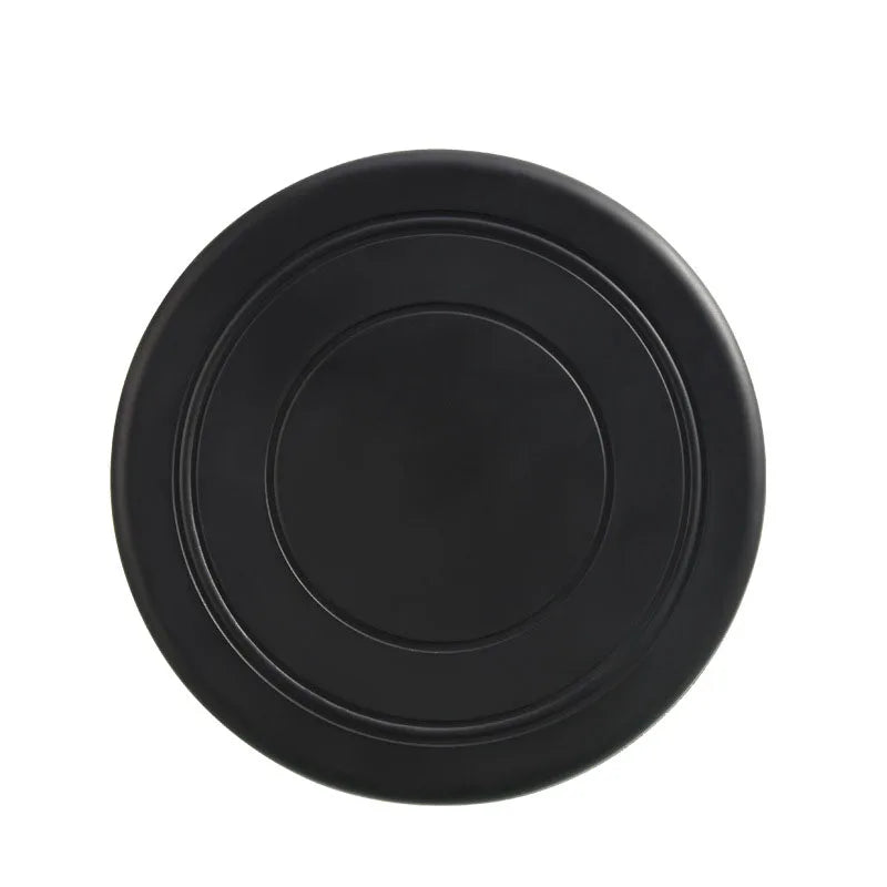 7-Color Silicone Flying Disc Dog & Cat Toy – 7" (17.8 cm) Chew-Resistant Interactive Toy for Puppy Training & Fetch