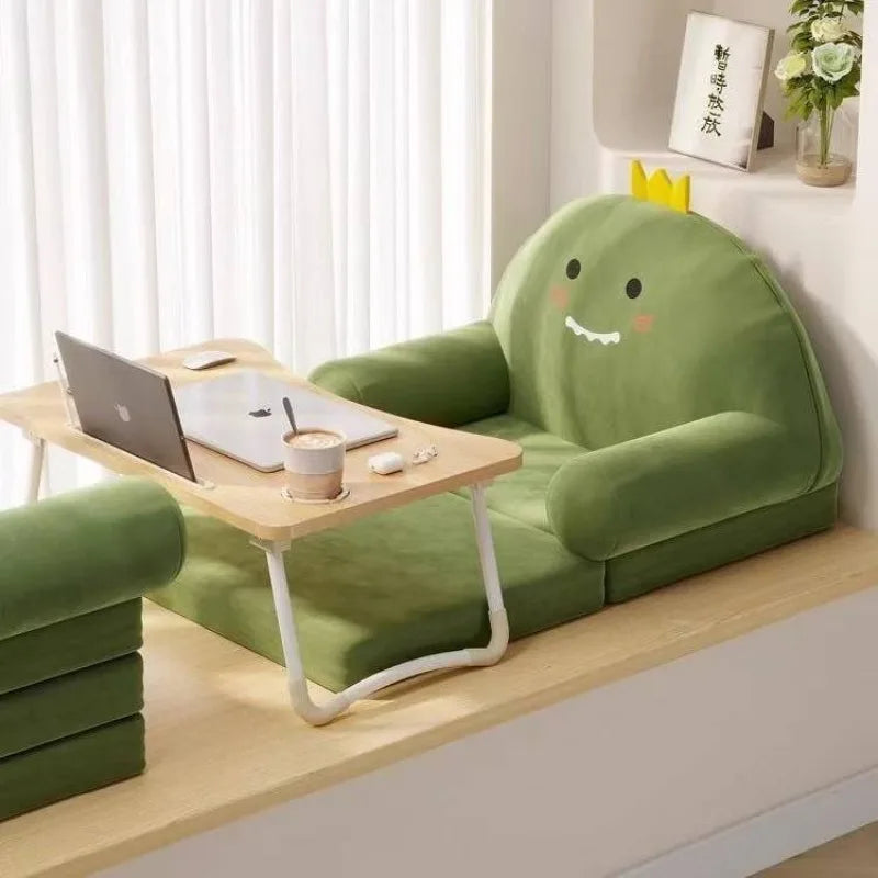Bay Window Seat Cushion with Backrest — Tatami Floor Sofa for Reading, Bedroom & Nursery