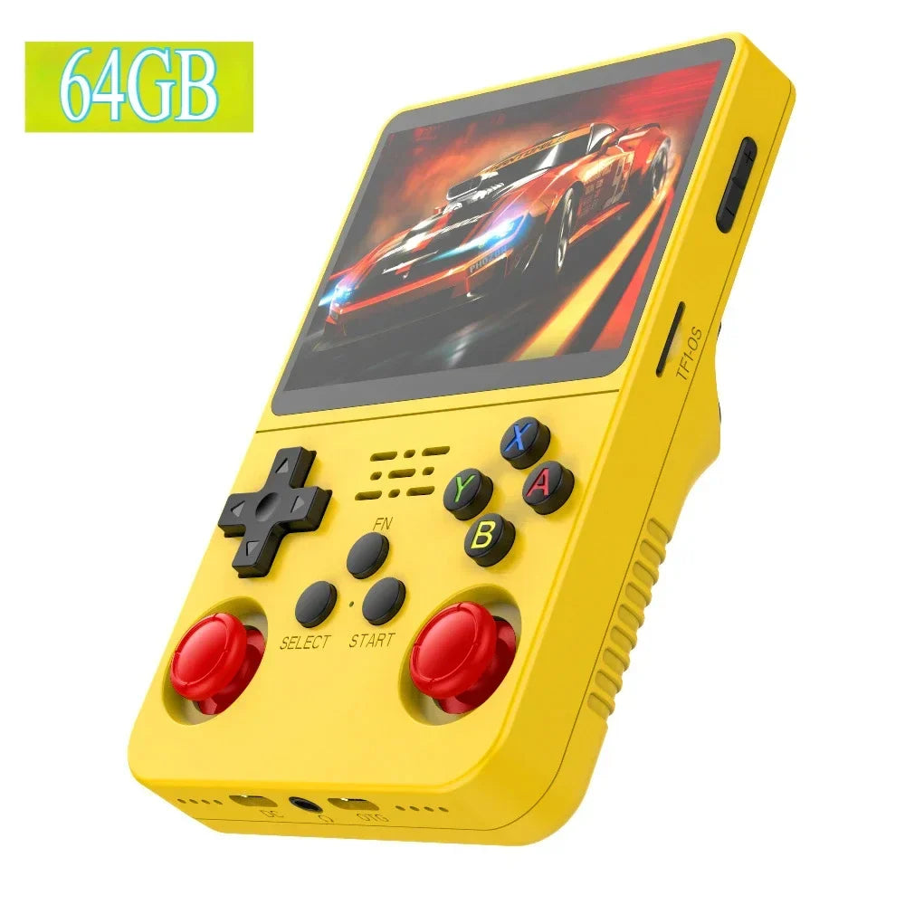 Retro Handheld Game Console 3.5-Inch (89 mm) IPS Screen Linux Pocket Player 64GB/128GB/256GB Expandable to 1TB