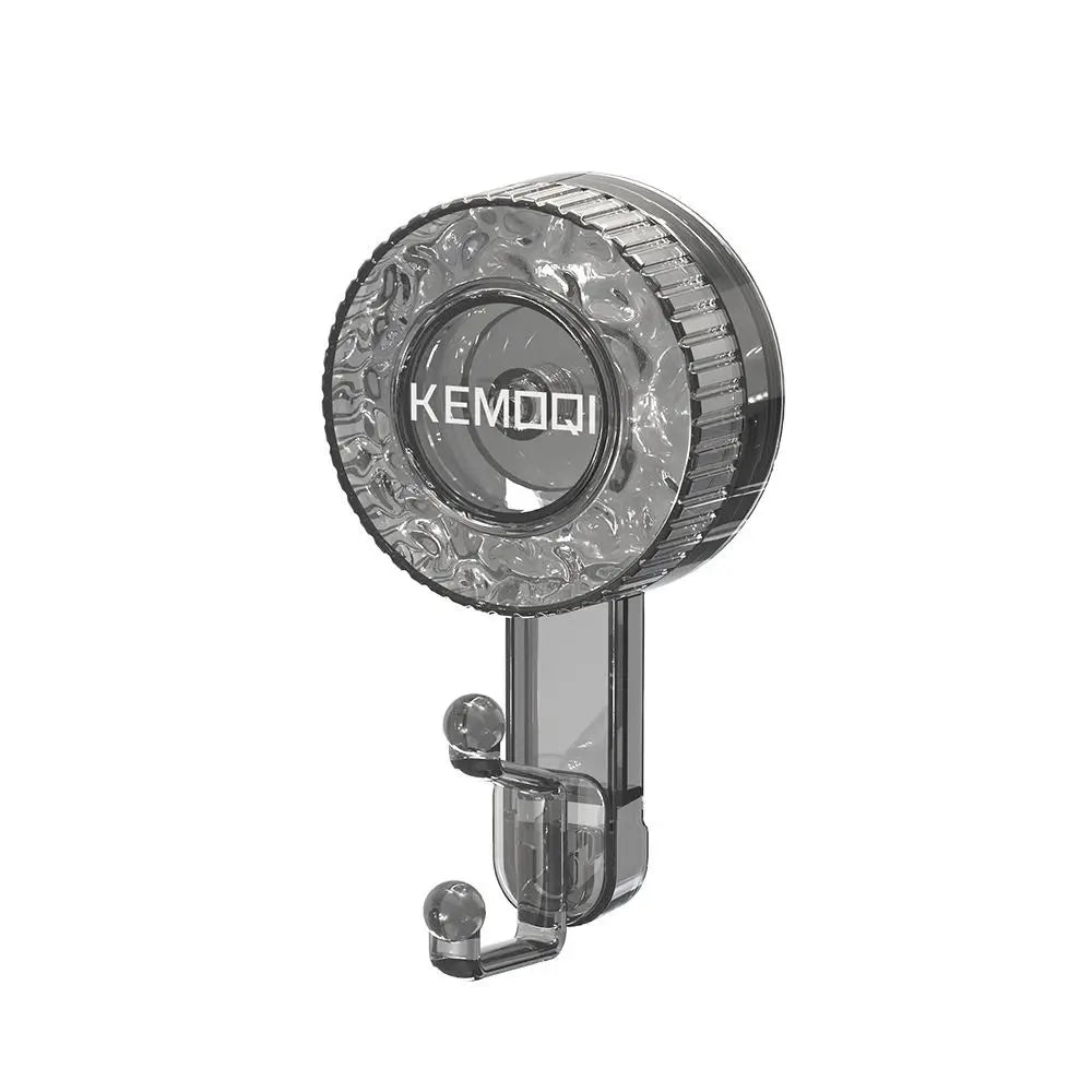 Powerful Reusable Suction Cup Hook Heavy-Duty Traceless Shower & Wall Hook 3.54 x 2.28 in (9 x 5.8 cm)