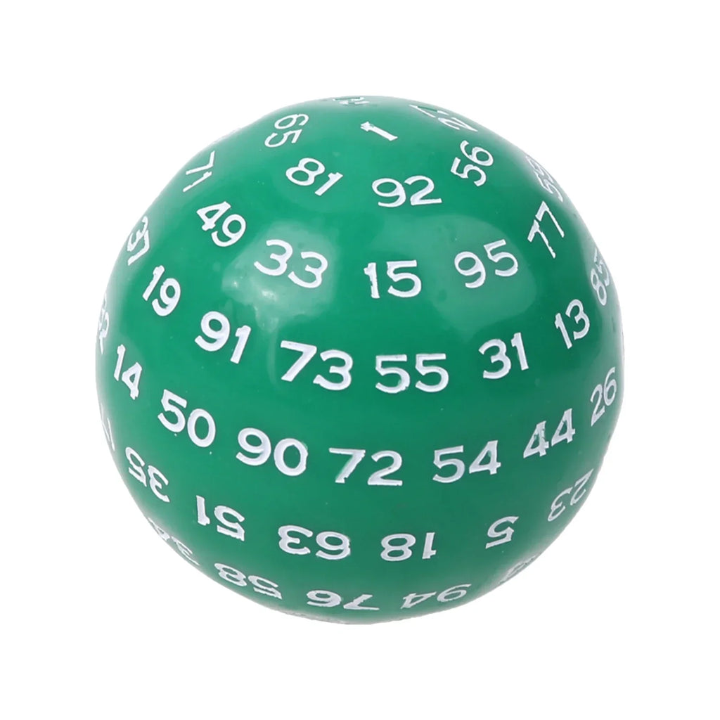 100-Sided D100 Acrylic Dice 48mm / 1.89in Polyhedral RPG Tabletop Game Accessory