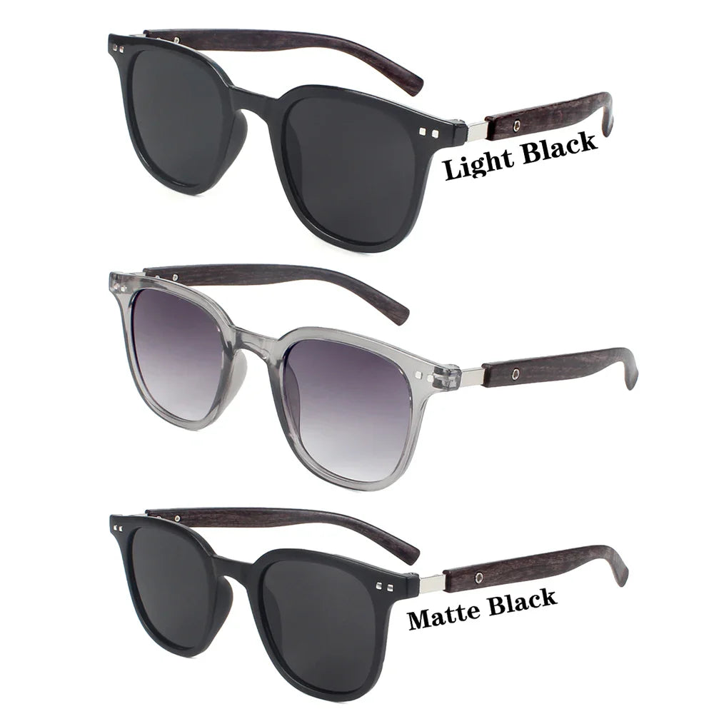 Men’s Vintage PC Frame Sunglasses - Classic Brand Driving Eyewear with Coating Lens