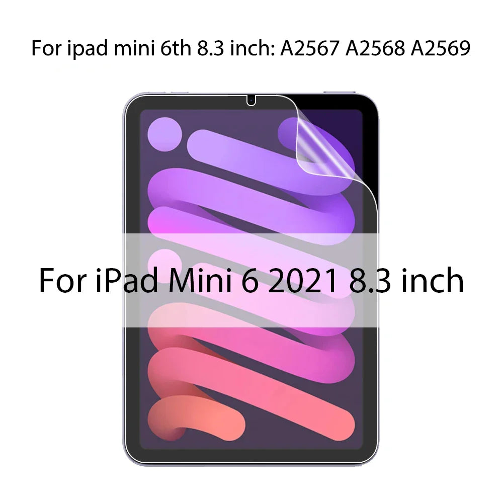 Paper-Feel Matte PET Screen Protector for iPad — 11-inch (27.9 cm) Anti-Glare Stylus-Friendly
