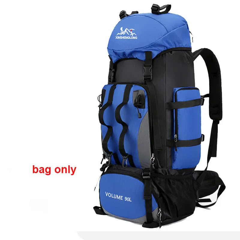 90L Waterproof Hiking & Camping Backpack — Large Capacity Trekking Rucksack for Travel (Unisex)