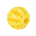 Interactive Rubber Chew Ball for Dogs & Cats — Treat Dispenser & Tooth-Cleaning Puppy Toy (5 cm / 2 in & 7 cm / 2.8 in)