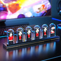 RGB Nixie-Style IPS Tube Clock - LED Color Screen Digital Desktop Night Light
