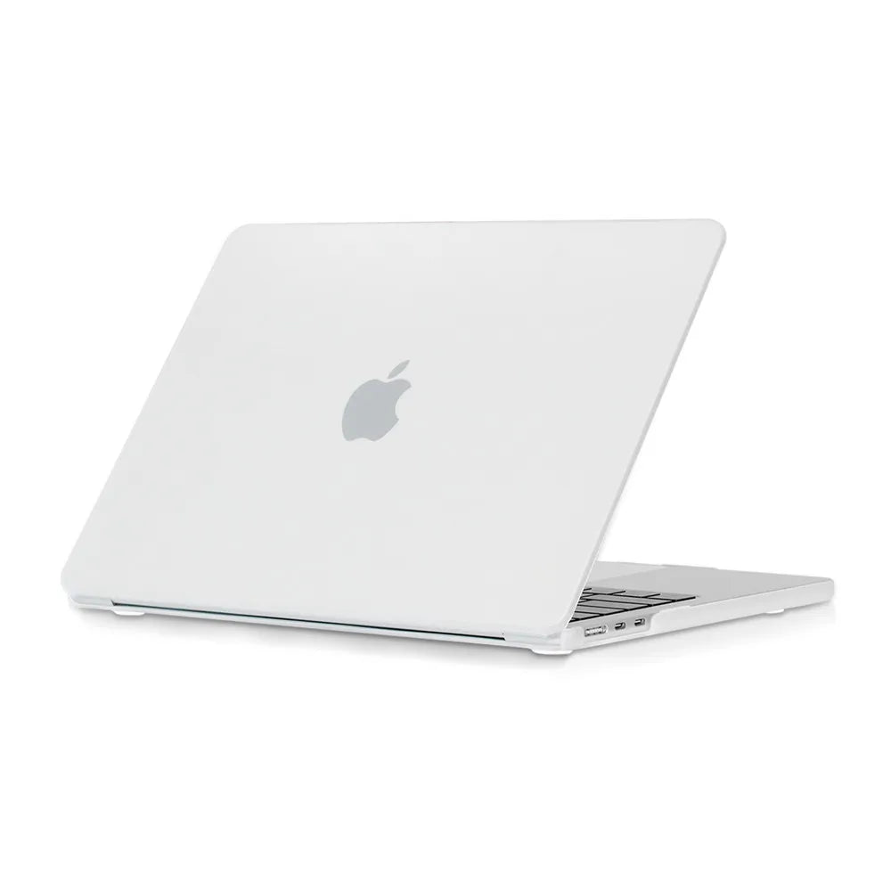 MacBook Hard Shell Protective Case – Fits Air 13-inch (33.0 cm) & 13.6-inch (34.5 cm), Air 15.3-inch (38.9 cm), Pro 14-inch (35.6 cm) & Pro 16.2-inch (41.1 cm) – Snap-On PVC Top & Bottom Cover