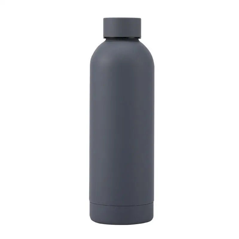 Personalized 500ml (17oz) Insulated Stainless Steel Water Bottle – Leakproof Screw Lid Travel Thermos | Custom Logo Gift for Weddings & Groomsmen