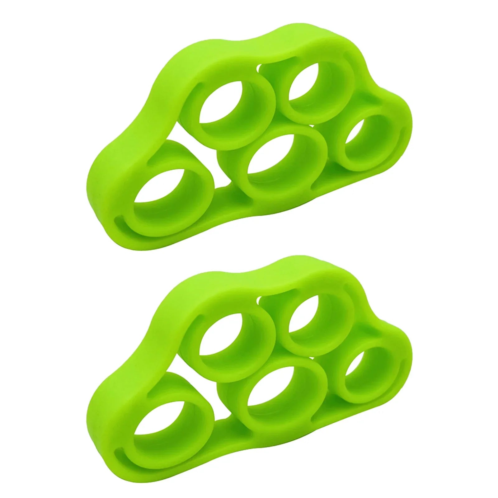 5-Finger Silicone Finger Strengthener Ring – Hand Grip & Finger Exerciser for Rehab, Guitar Practice, Stress Relief