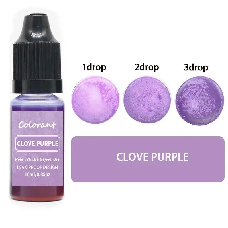 20-Color Liquid Candle Dye Set for DIY Candles, Soap & Resin Crafts