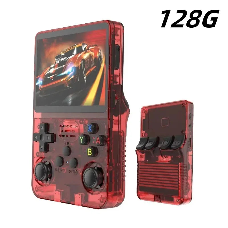 Retro Handheld Game Console 3.5-inch (8.9 cm) IPS — 15,000+ Games, 64/128GB Storage, Linux Pocket Player, 3000mAh Battery