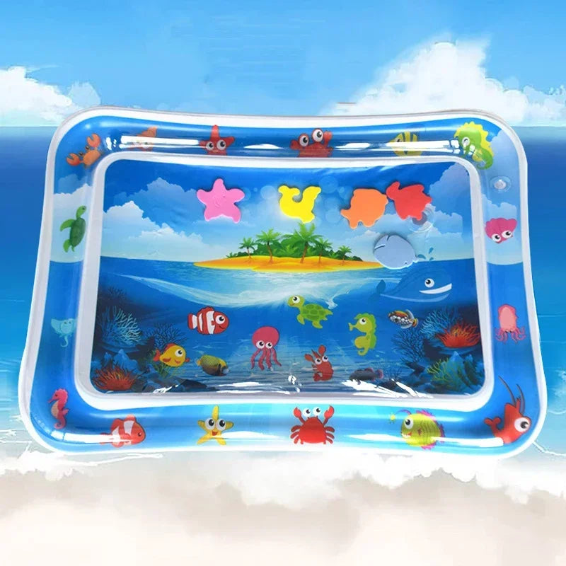 Inflatable Baby Water Play Mat Tummy Time Sensory Activity 66 x 50 cm (26 x 20 in)