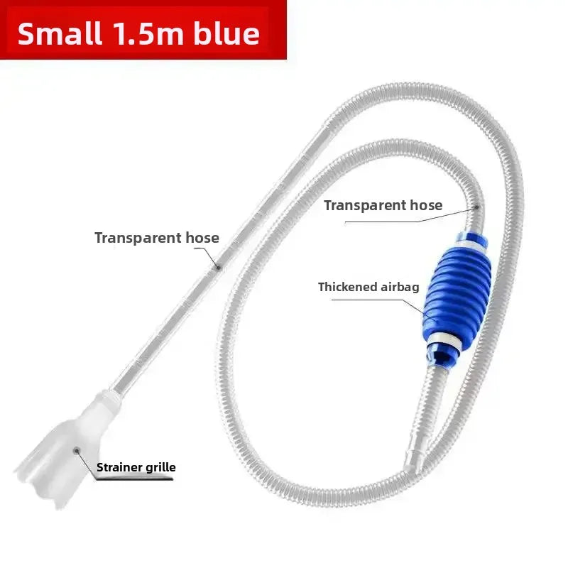 Aquarium Gravel Vacuum Siphon Kit for Large Fish Tanks, Manual Water Change and Sand/Gravel Cleaner with Extension Tube