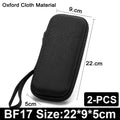 EVA Hard-Shell Earphone Case — Mini Portable Zipper Pouch & Cable Organizer for USB, Chargers, Memory Cards