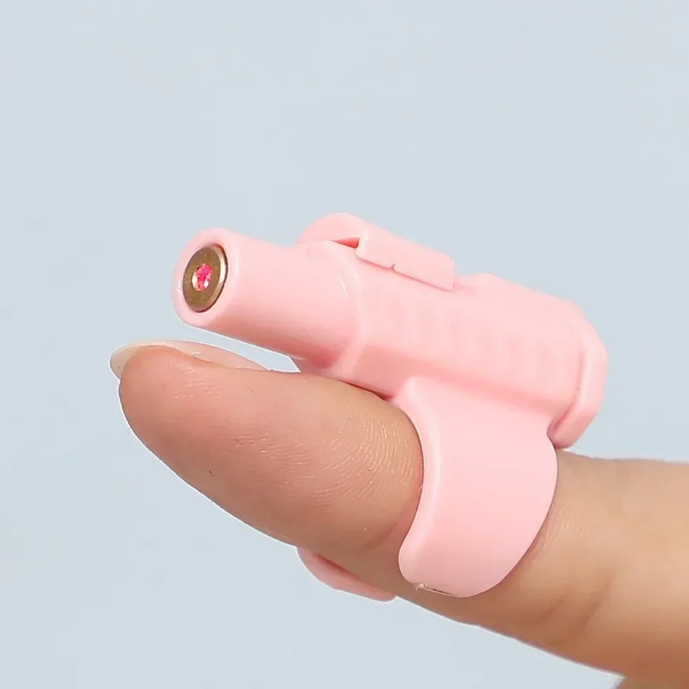 Portable Mini Laser Cat Toy Finger Sleeve Interactive Infrared Teaser for Cats