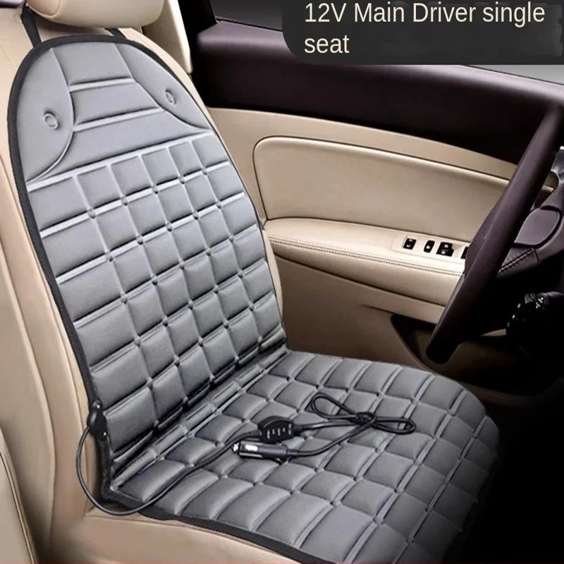 12V Heated Car Seat Cushion Quick-Heating Universal Fit 94 x 46.5 cm (37 x 18.3 in)