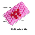 55-Cavity Heart Silicone Mold - DIY Candle, Chocolate & Soap Kit for Valentine's Day