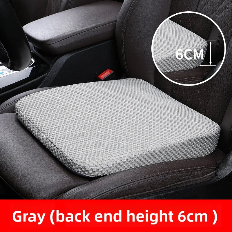 Honeycomb Memory Foam Car Seat Booster Cushion Breathable 3D Mesh Thickened Ergonomic Seat Pad 40×35×6 cm (15.7×13.8×2.4 in)