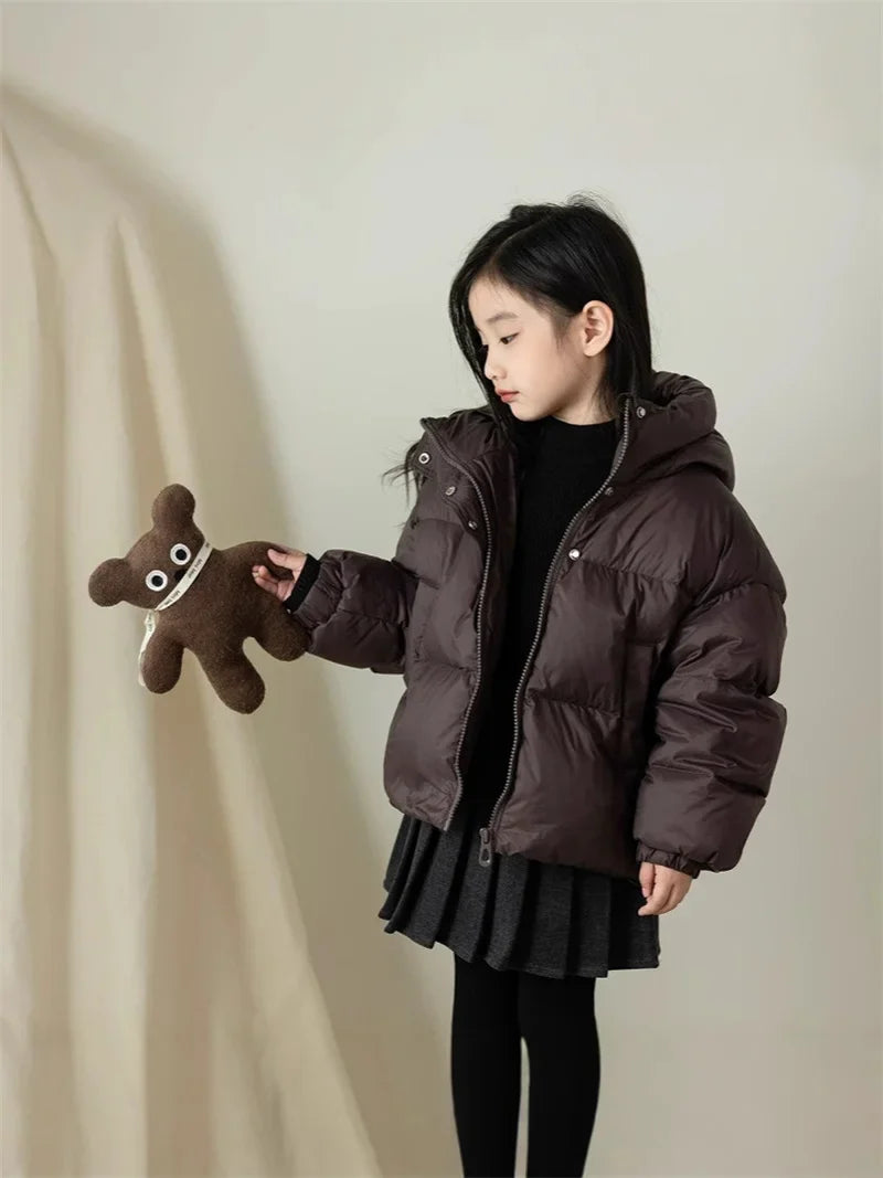 Kids Hooded Cotton-Padded Winter Jacket for Boys & Girls – Warm Puffer Coat (3-12 Years)