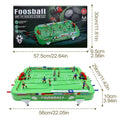 Tabletop Football Game 22 x 11 x 4 in (56 x 29 x 10 cm), Compact Desktop Soccer Table for Kids & Adults, Family Party Game