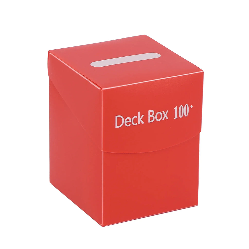 Deck Card Storage Box for 100+ Cards – Playing Card Carrying Case for Trading & Baseball Cards, Portable Deck Box for Games